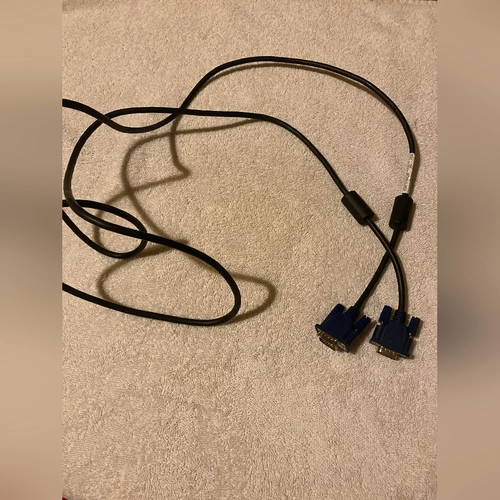 VGA 15 Pin Male to Male Cable